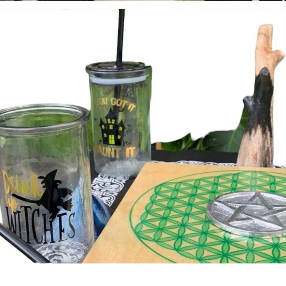 Pagan Witchy glasses for your coven